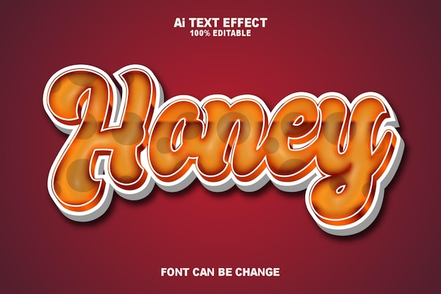 Illustrations Haney Text Effects Style