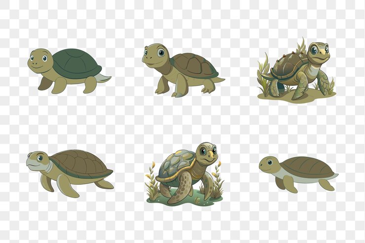 Vector illustrative symbols highlighting world seagrass day