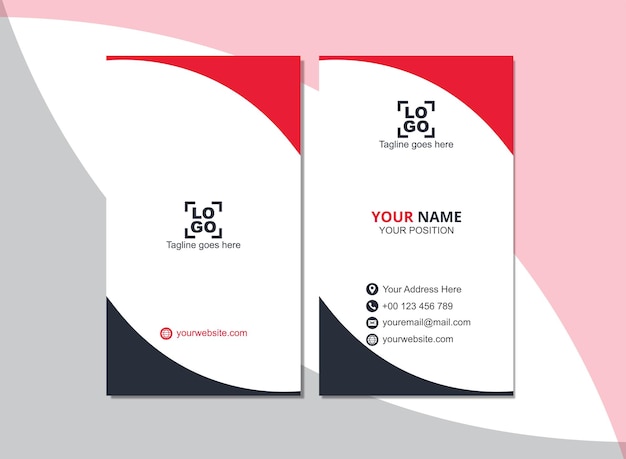 illustrator business card layout
