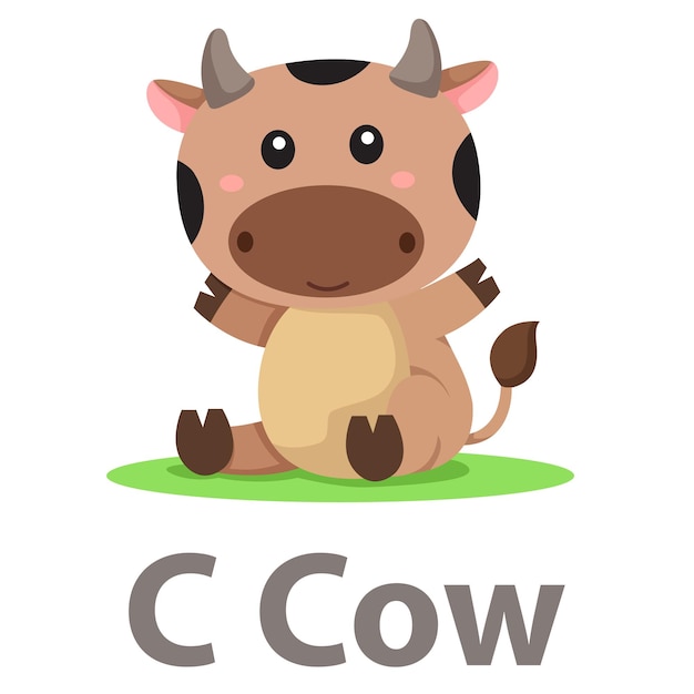 Illustrator of c cow