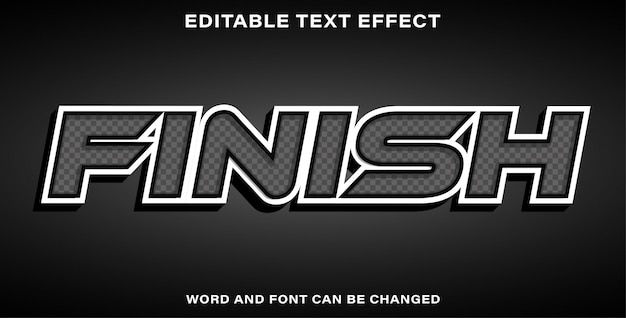 illustrator editable text effect finish