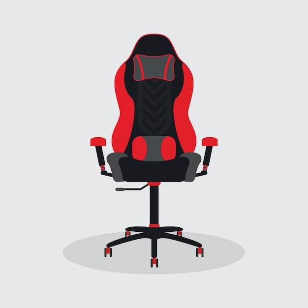 Vector illustrator gaming chair logo