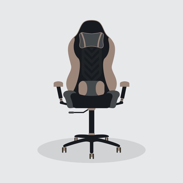 Vector illustrator gaming chair logo