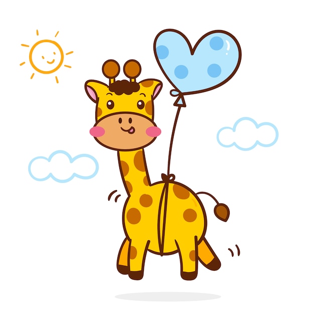 illustrator of giraffe cartoon