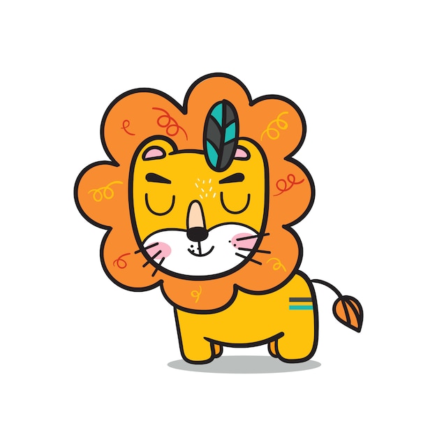 illustrator of Lion cartoon