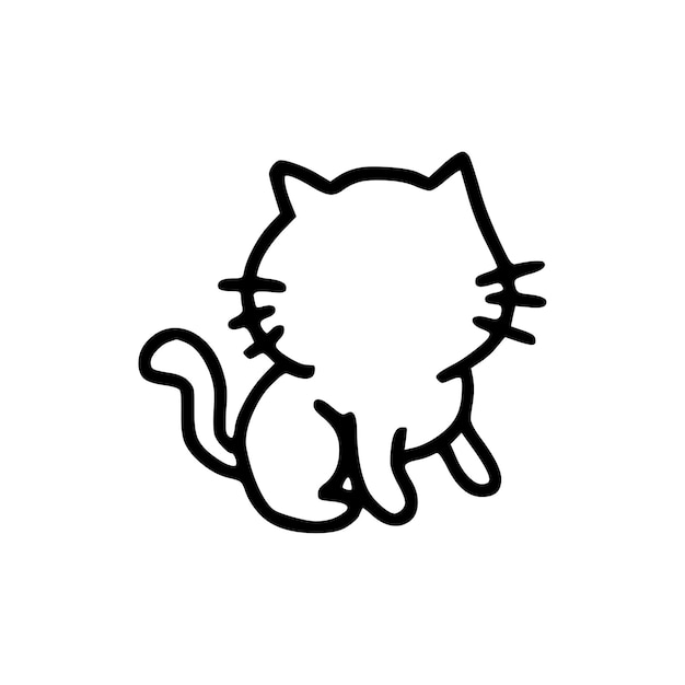 illustrator van het kattenlogo