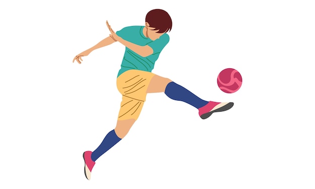 Illustrazione del calciatore