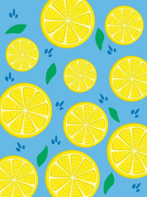 Vettore illustrazione limone