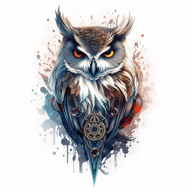 Ilustration of a Owl