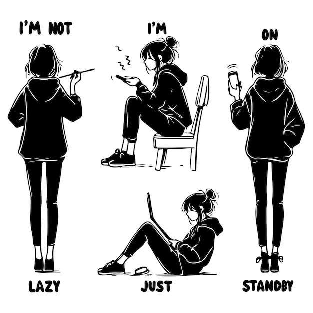 Im Not Lazy Im Just on Standby_F