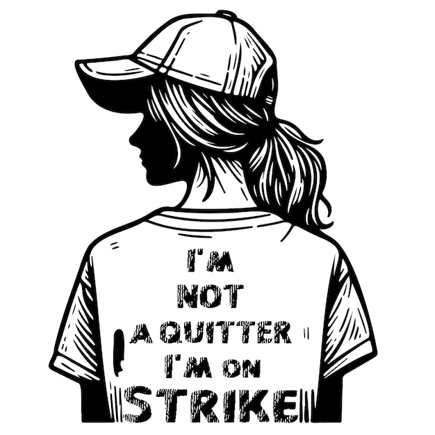 Im Not a Quitter Im on Strike_C