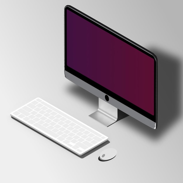 Vector imac 3d