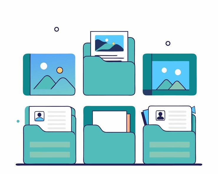 Vector image files design illustration