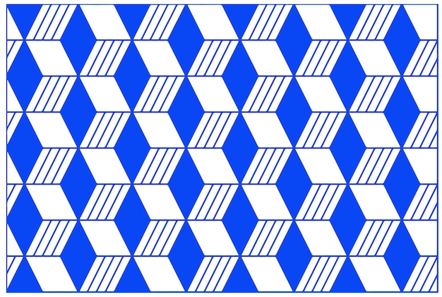 Image geometric background of rhombus cubes and stripes