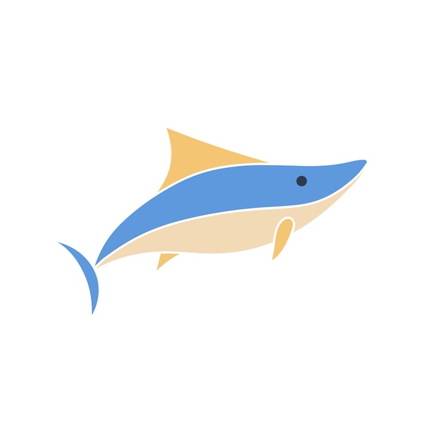 Premium Vector  Image of sea shark doodle style vector