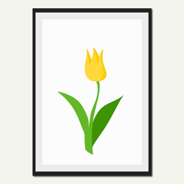 Image Of Yellow Flower Frame