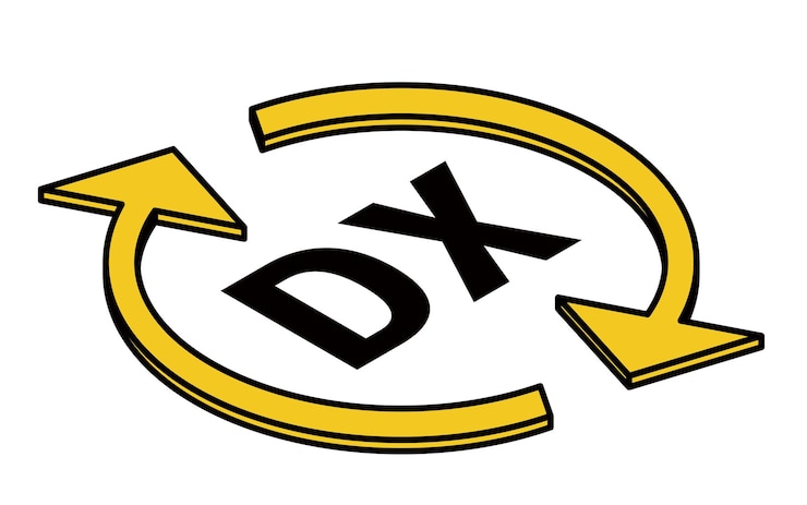 Vector images of business success and growth through dx simple isometric illustrations