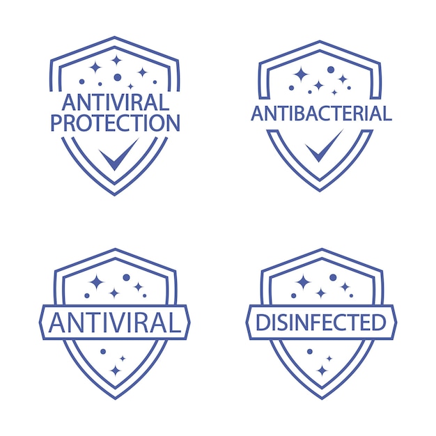 Immune guard Antimicrobial resistant badges Coronavirus protection shield