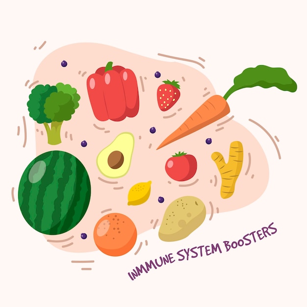 Immune system boosters with fruits