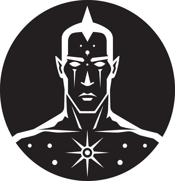 Vector impactvolle avenger iconic hammer man symbol smashing vigilance hammer man illustratie