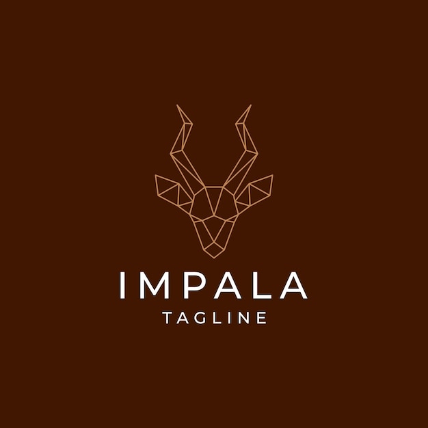 Impala logo ontwerp vectorillustratie