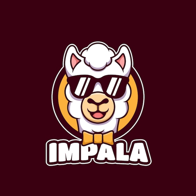 Impala zonnebril mascotte