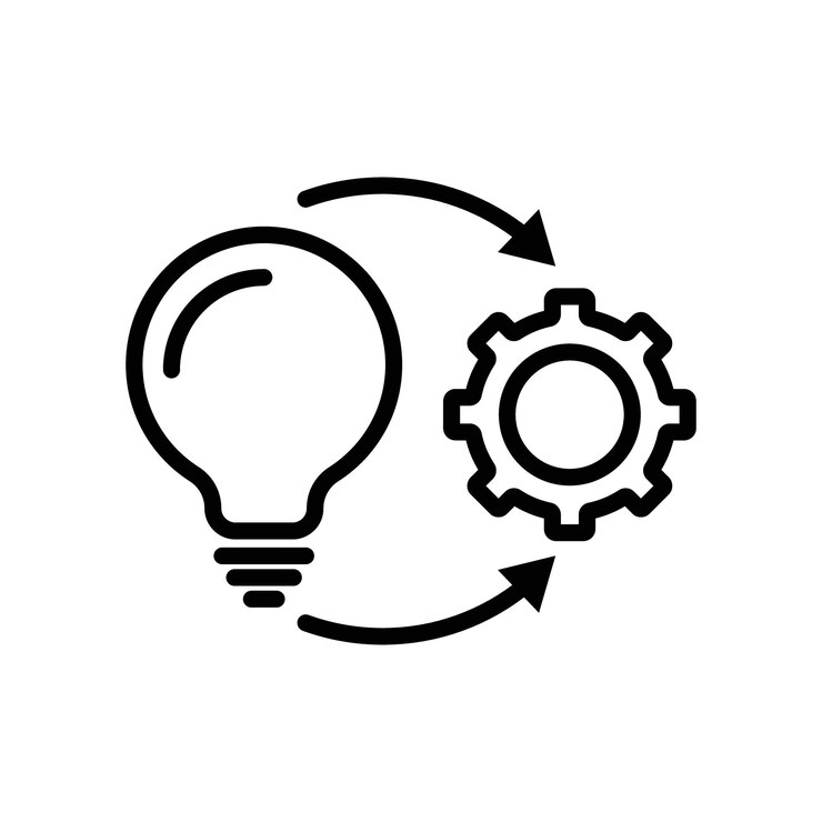 वेक्टर implement icon outline set collection or pack