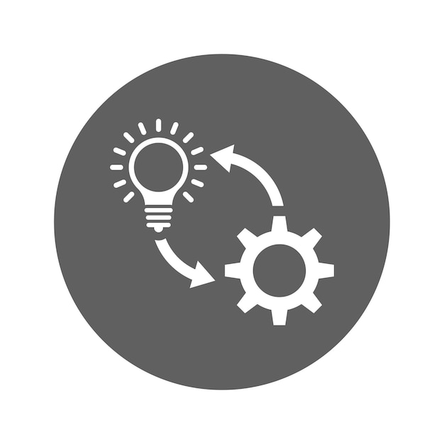 Implementatie Vrij technologisch icoonontwerp