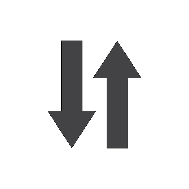 Import- en exportpictogram Eenvoudige dunne lijn platte symbool