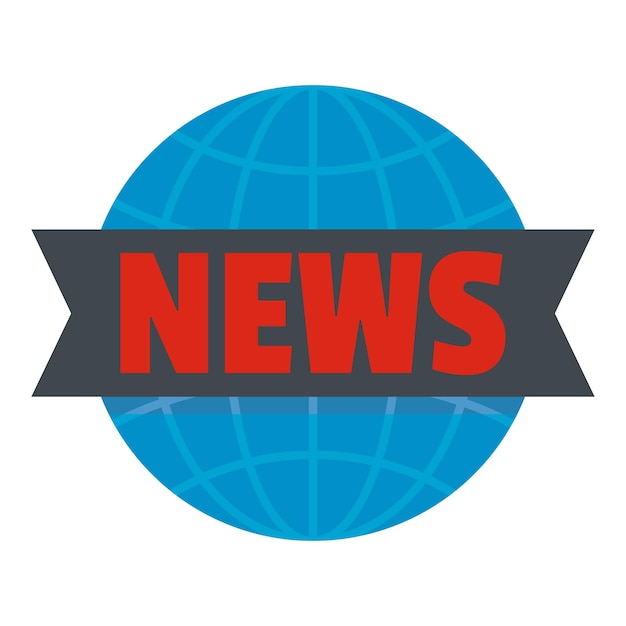 Important news icon Flat illustration of important news vector icon for web