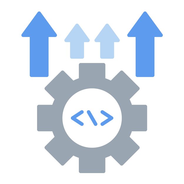 Vector improvement flat illustration