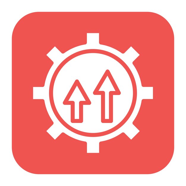 Vector improvement icon vector image can be used for business analytics