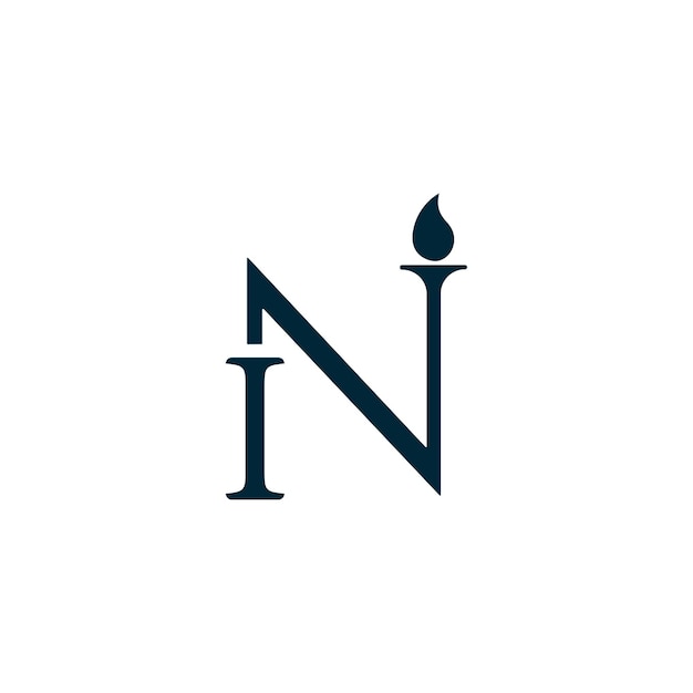 Вектор дизайна логотипа in letter