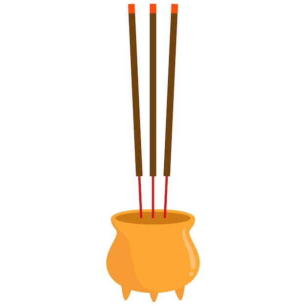 Incense Sticks in a Burner
