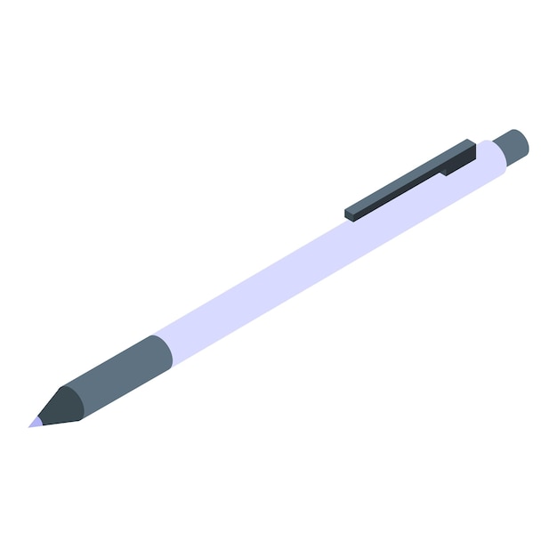 Inclusief onderwijs pen pictogram Isometrisch van inclusief onderwijs pen vector pictogram voor webdesign geïsoleerd op een witte achtergrond