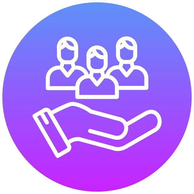 リーダーシップアイコンセットのインクルーシビティベクトルアイコンのイラスト