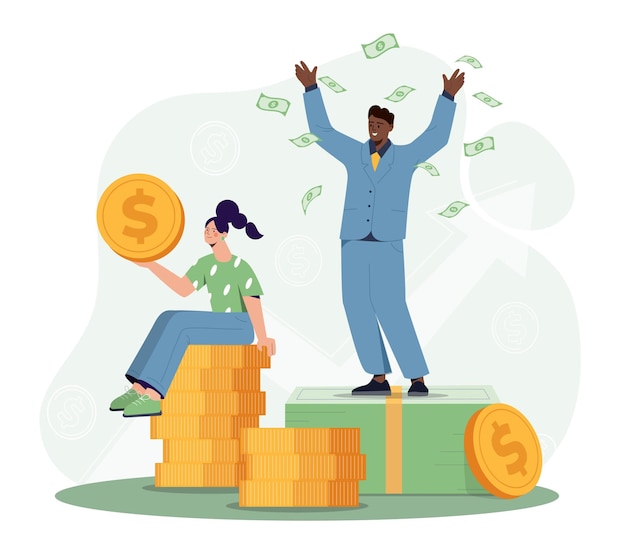 income growth concept