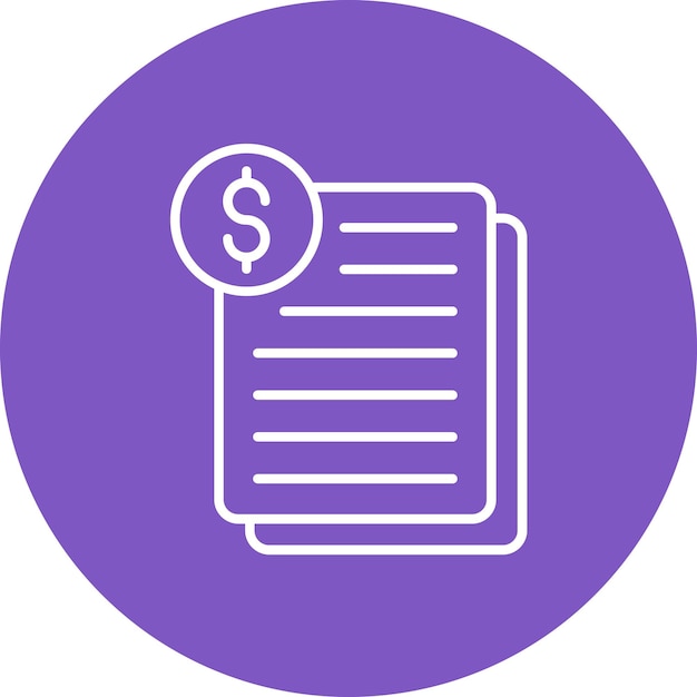 Income Statement icon vector image Can be used for Finance