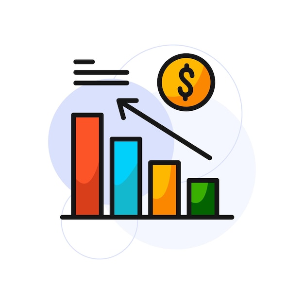 Increase illustration design Vector illustration