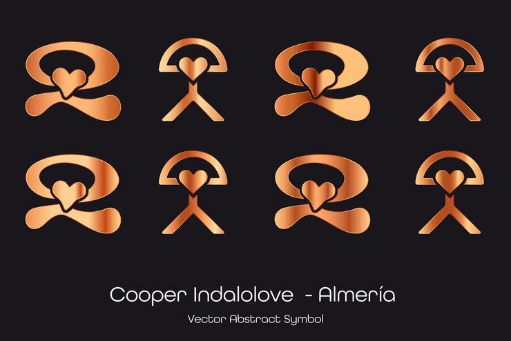 Vector indalolove symbol vector cooper