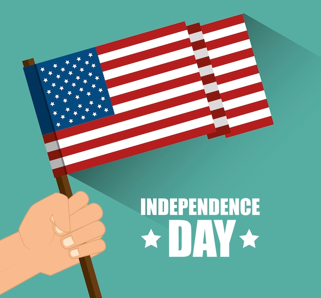 Vector independence of america design