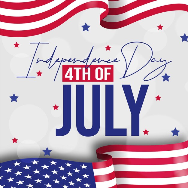 Vector independence day celebration beautiful post editable