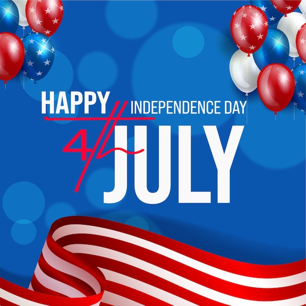 Vector independence day celebration beautiful post editable