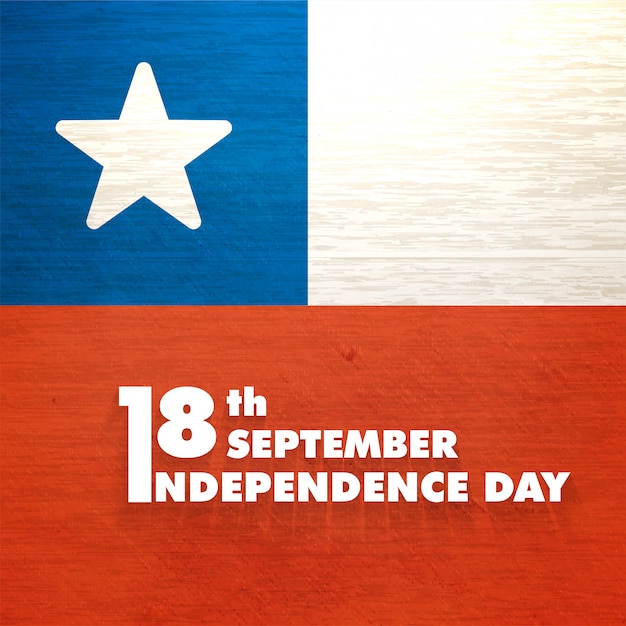 Independence Day of Chile Background Design.