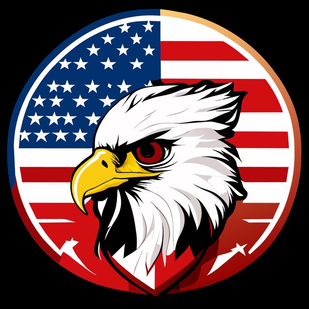 Vector independence day eagle eps file