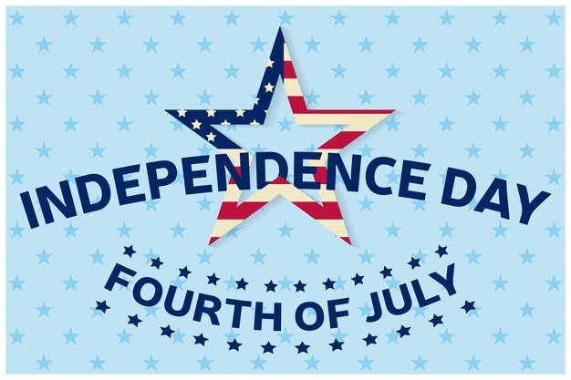 independence day greeting card flyer independence day poster  vector illustration