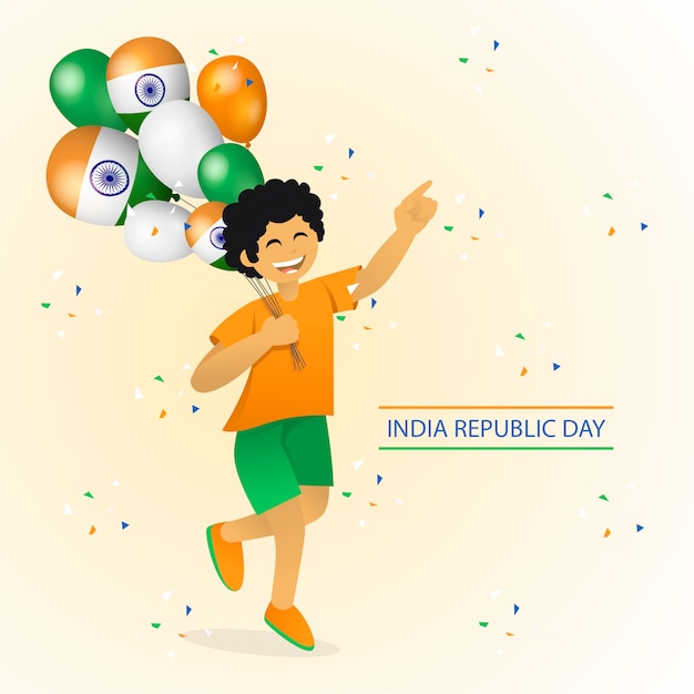 Independence day india illustratie