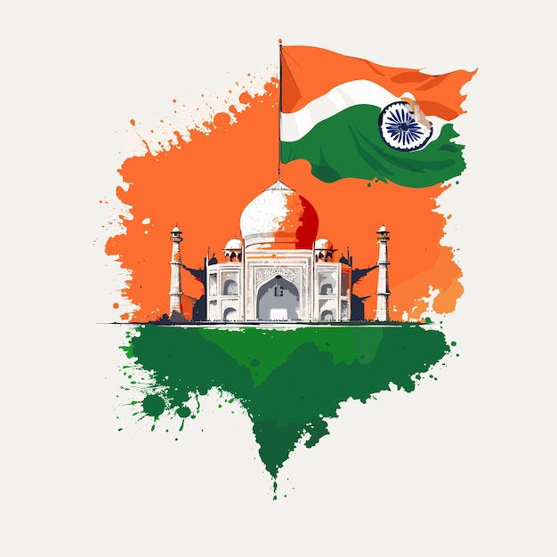 Independence Day of India vector design