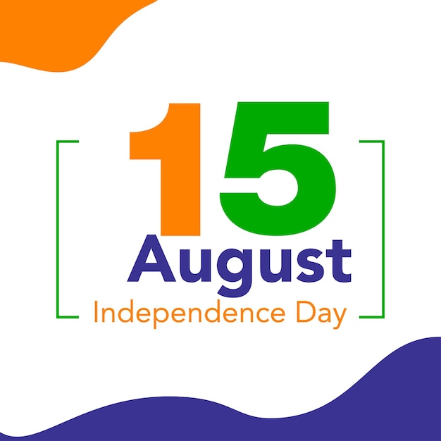 Vector independence day of india vector