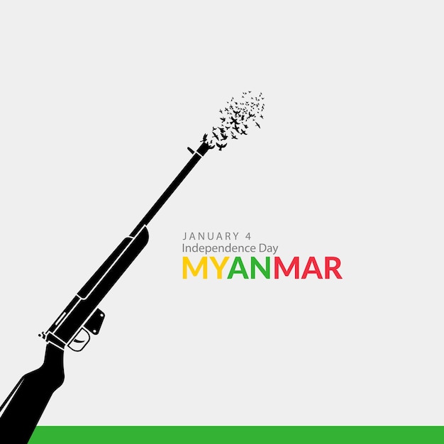 Independence day in Myanmar